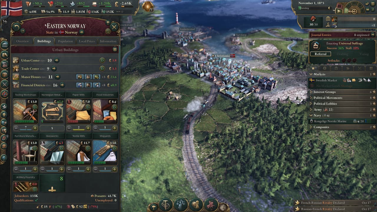 维多利亚3号[Victoria 3] 游戏截图3