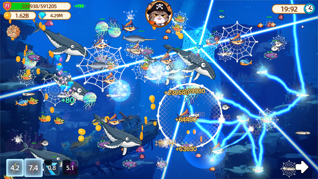 胡须船长：增量海洋[Captain Whiskers: Incremental Seas] 游戏截图2