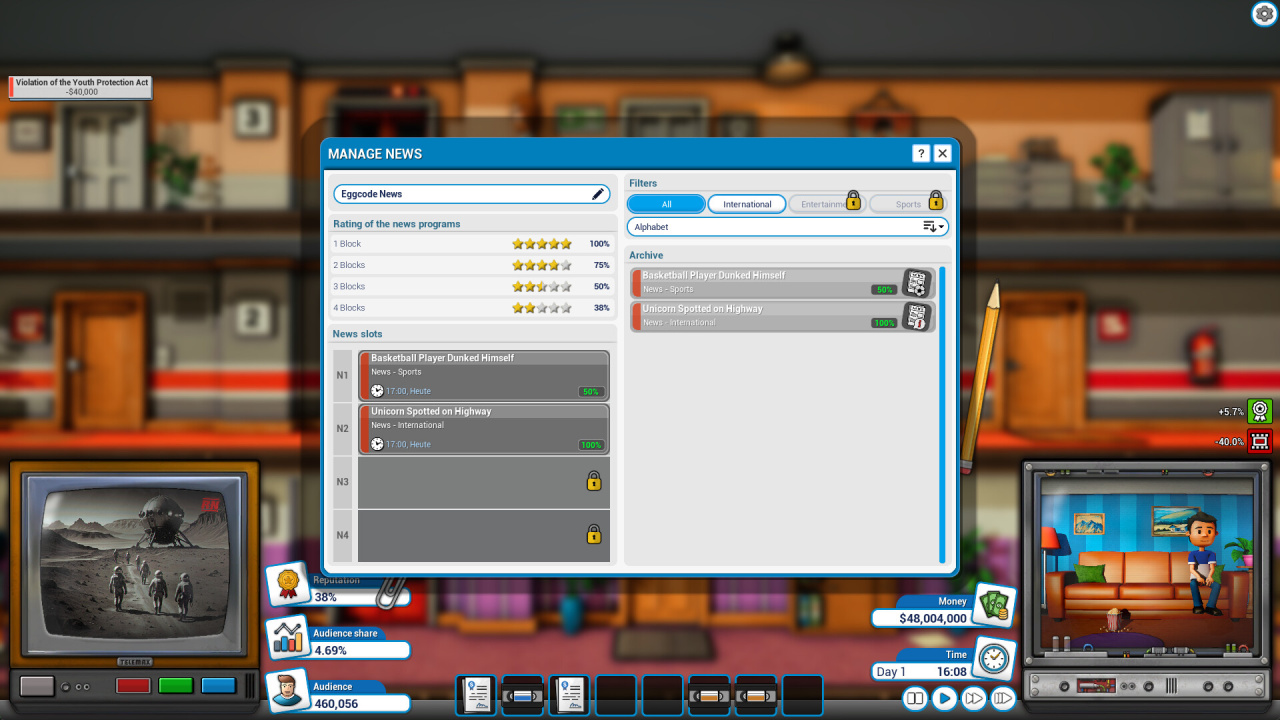 疯狂电视大亨[Mad Television Tycoon] 游戏截图9