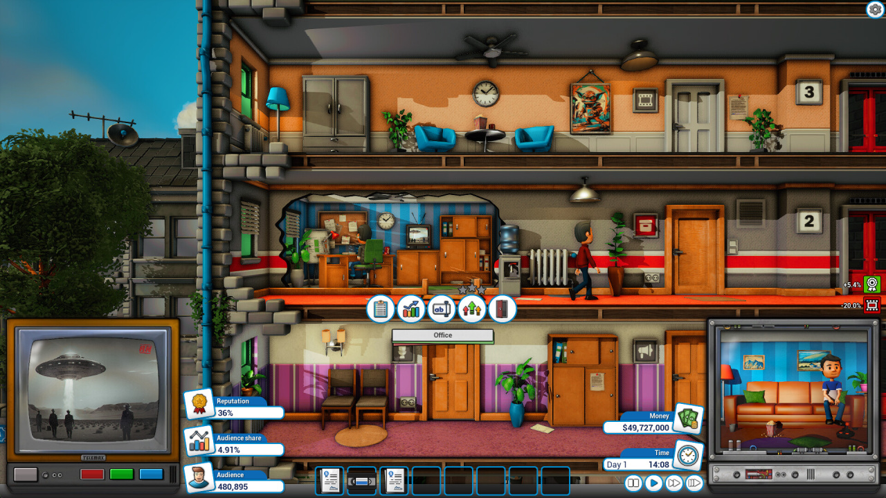 疯狂电视大亨[Mad Television Tycoon] 游戏截图2