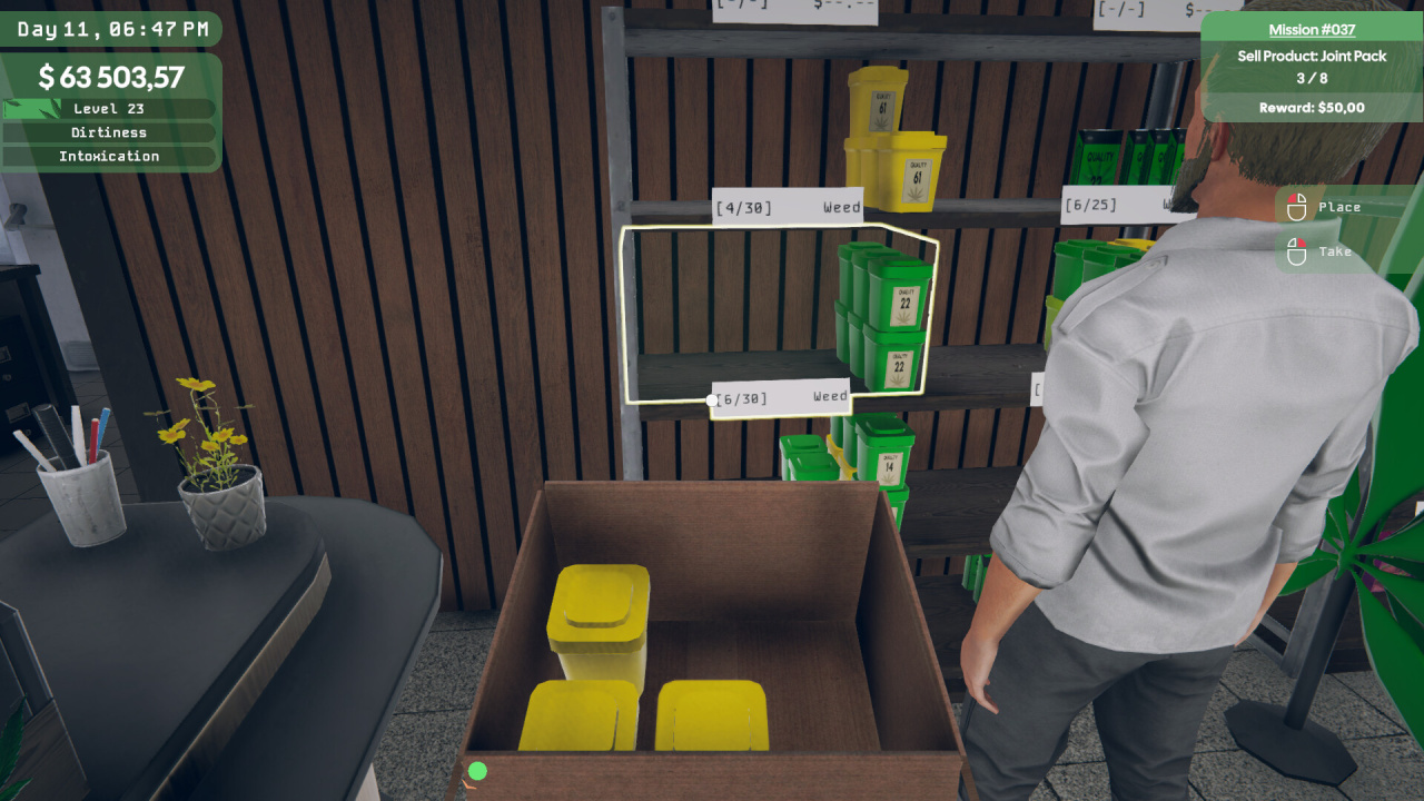 杂草超市模拟器[Weed Supermarket Simulator] 游戏截图6