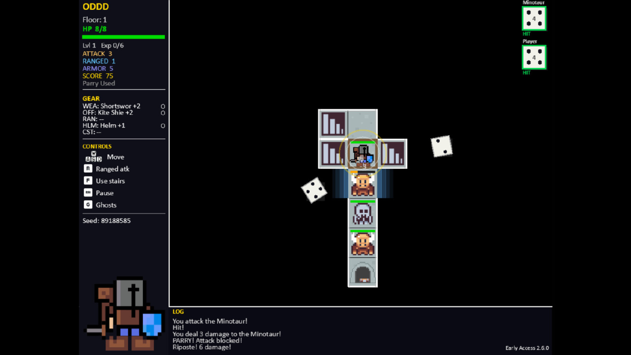 一颗骰子地牢探索[One Dice Dungeon Delve] 游戏截图2