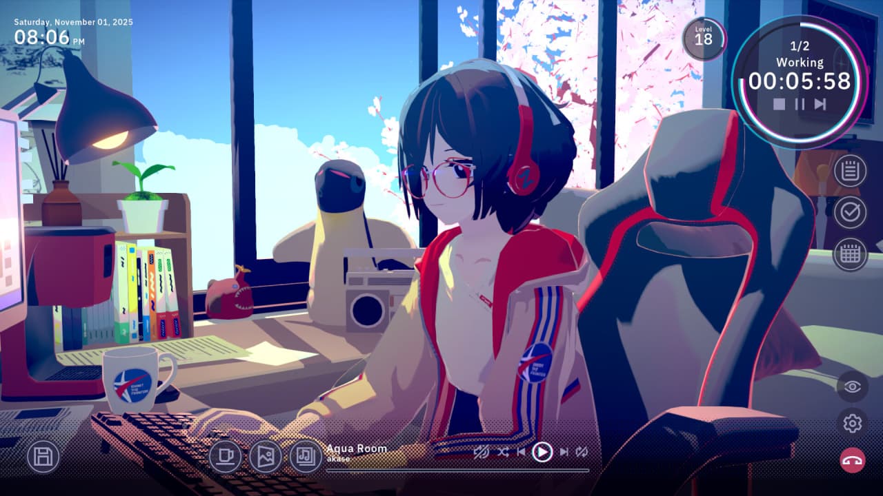 与你一起放松：Lo-Fi 故事[Chill with You: Lo-Fi Story] 游戏截图3