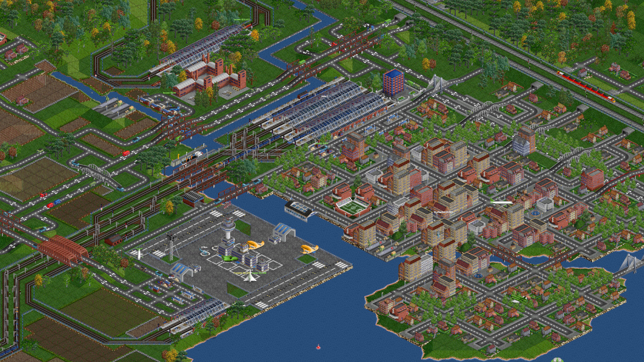 开放运输大亨豪华版[Open Transport Tycoon Deluxe] 游戏截图2