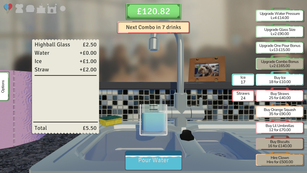 一个为家长教师协会倒饮料的愚蠢游戏。[A stupid game about pouring drinks for the P.T.A.] 游戏截图5
