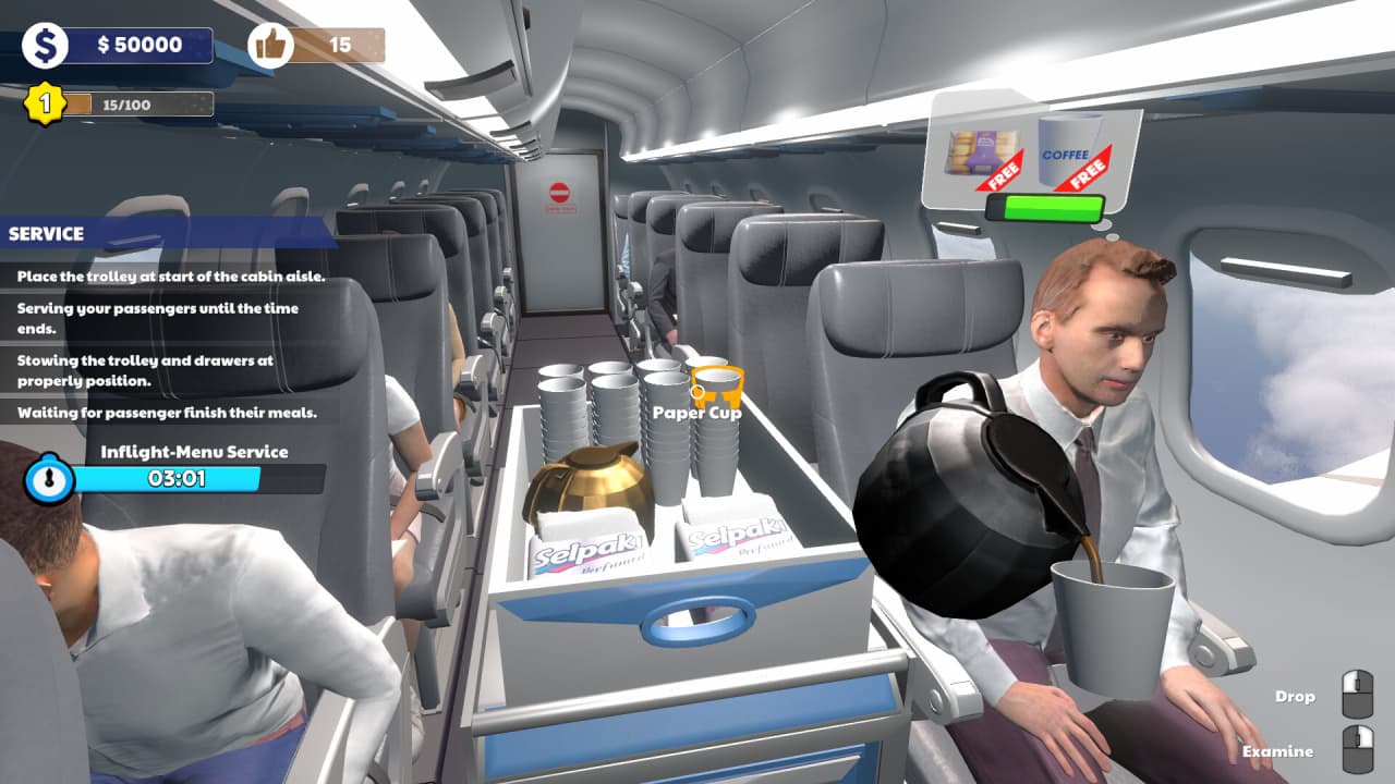机组人员生活模拟器[Cabin Crew Life Simulator] 游戏截图4