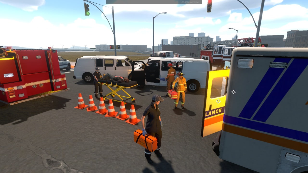 闪光灯：警察、消防、紧急服务模拟器[Flashing Lights: Police, Firefighting, Emergency Services Simulator] 游戏截图4