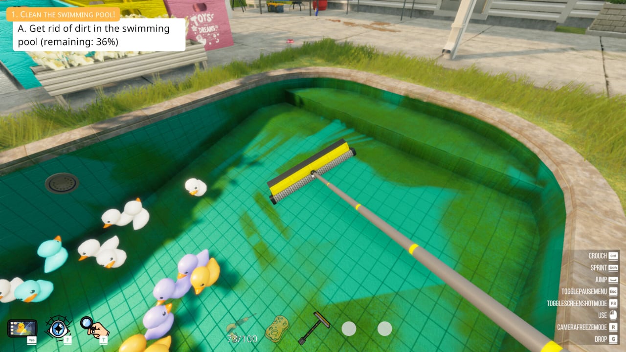 泳池清洁模拟器[Pool Cleaning Simulator] 游戏截图13