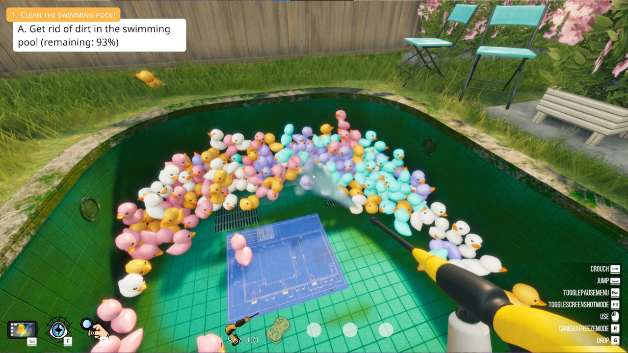 泳池清洁模拟器[Pool Cleaning Simulator] 游戏截图2