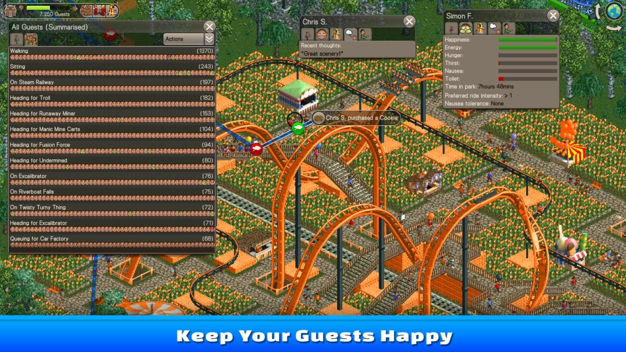 过山车大亨经典版[RollerCoaster Tycoon Classic] 游戏截图5
