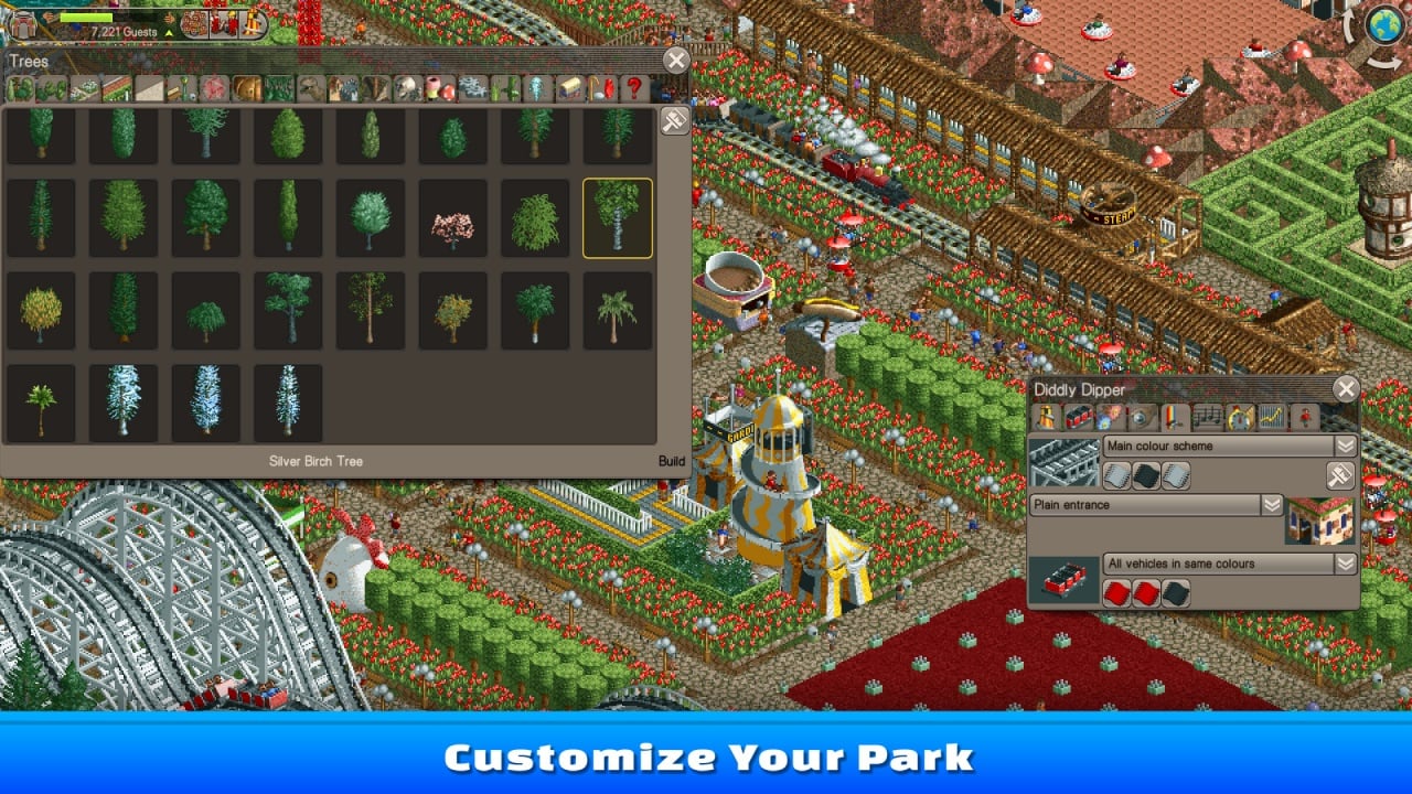 过山车大亨经典版[RollerCoaster Tycoon Classic] 游戏截图4