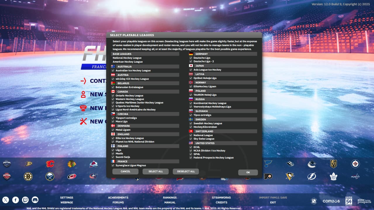 特许经营曲棍球经理 12[Franchise Hockey Manager 12] 游戏截图5