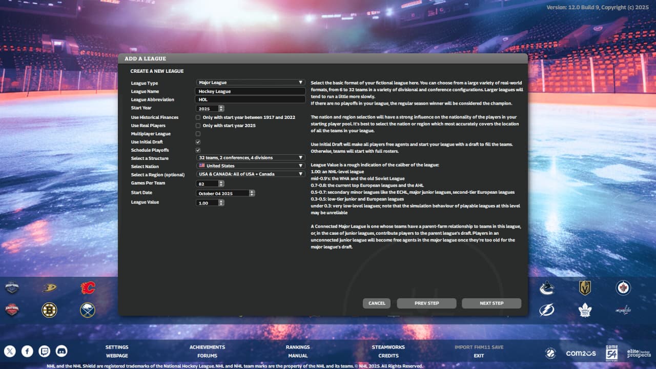特许经营曲棍球经理 12[Franchise Hockey Manager 12] 游戏截图12