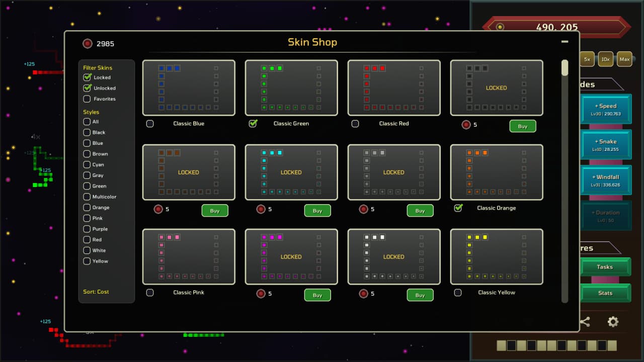 外太空的汽车蛇[Auto Snakes in Outer Space] 游戏截图8