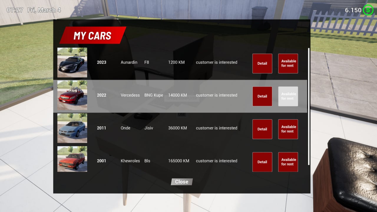 租车模拟器 24[Rent A Car Simulator 24] 游戏截图3