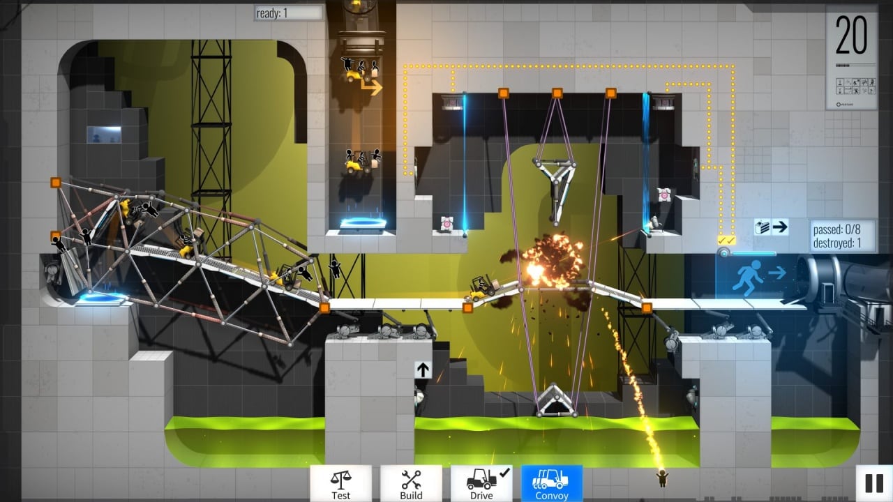 桥梁建设者门户网站[Bridge Constructor Portal] 游戏截图7