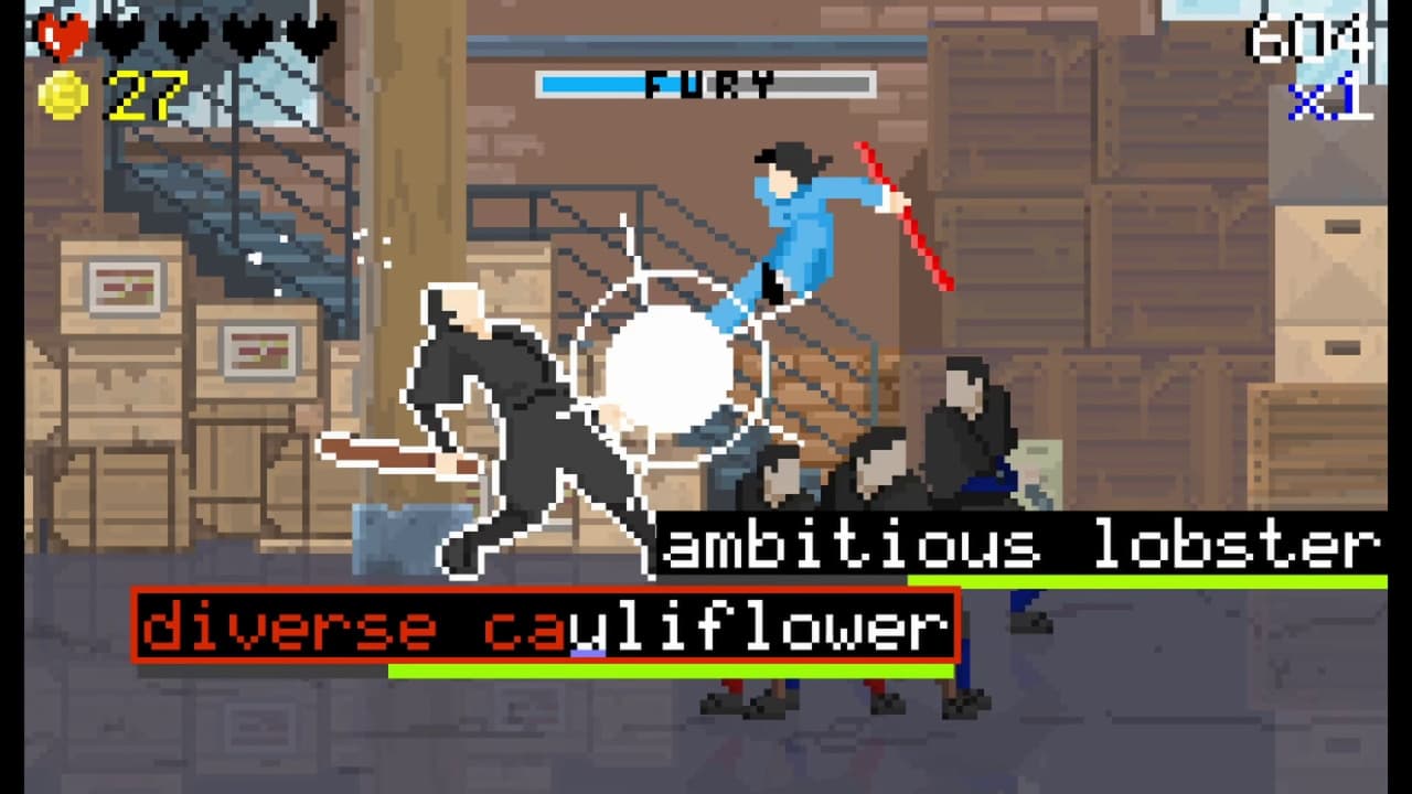 愤怒之键：打字动作[Keys of Fury: Typing Action] 游戏截图3