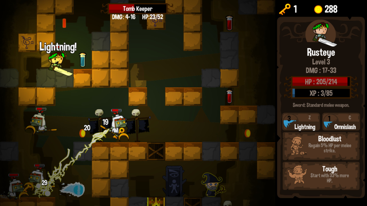 垂直下降英雄HD[Vertical Drop Heroes HD] 游戏截图2