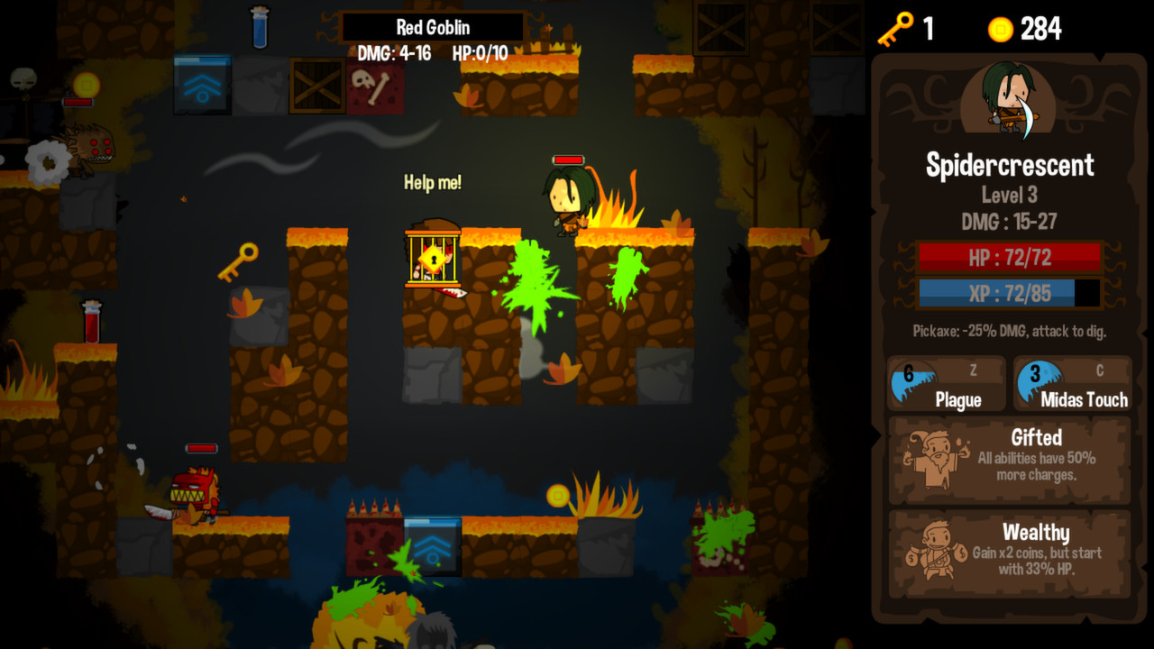 垂直下降英雄HD[Vertical Drop Heroes HD] 游戏截图10