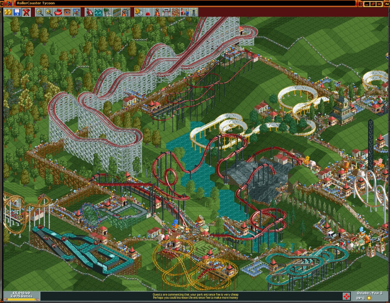 过山车大亨：豪华版[RollerCoaster Tycoon: Deluxe] 游戏截图6