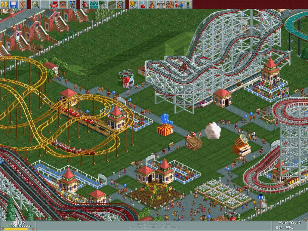 过山车大亨：豪华版[RollerCoaster Tycoon: Deluxe] 游戏截图2