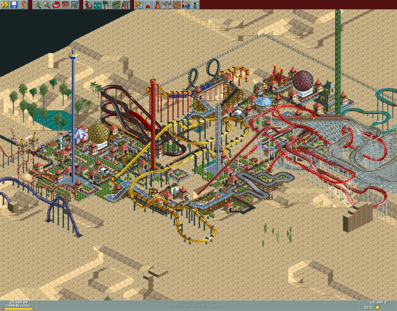 过山车大亨：豪华版[RollerCoaster Tycoon: Deluxe] 游戏截图5