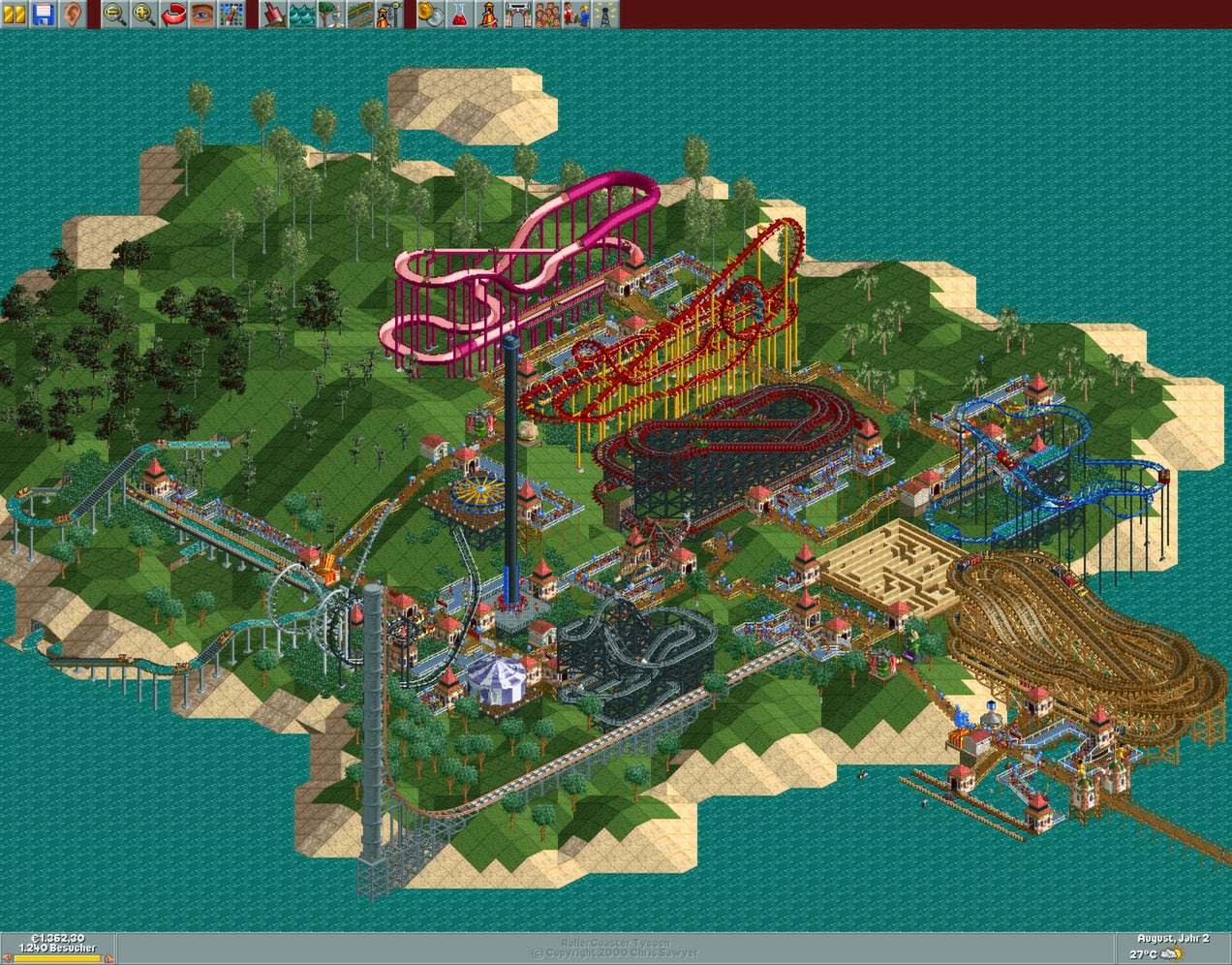 过山车大亨：豪华版[RollerCoaster Tycoon: Deluxe] 游戏截图3