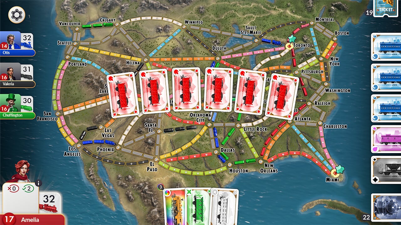 乘车票[Ticket to Ride] 游戏截图6
