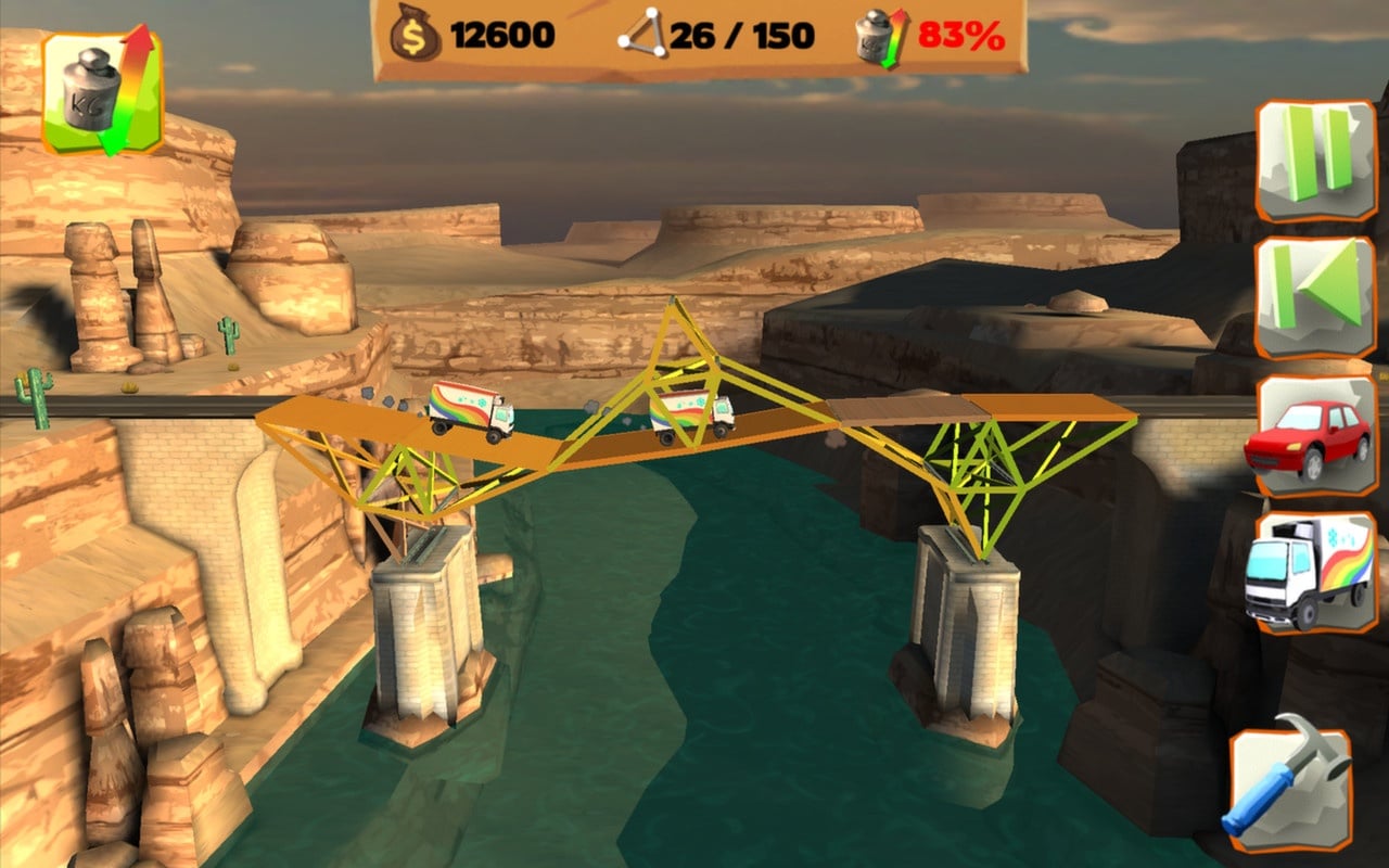 桥梁建造者游乐场[Bridge Constructor Playground] 游戏截图2