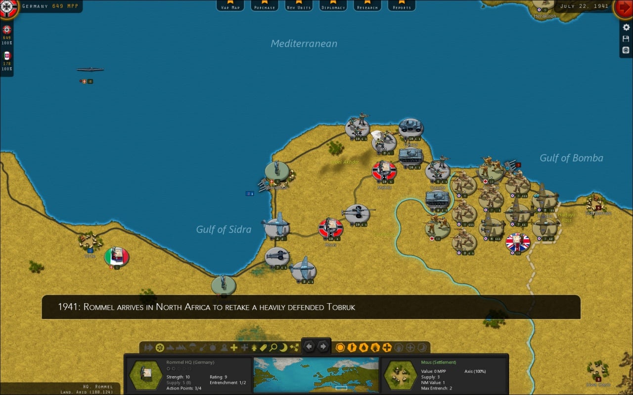 二战战略指挥：欧洲战争[Strategic Command WW2: War in Europe] 游戏截图8