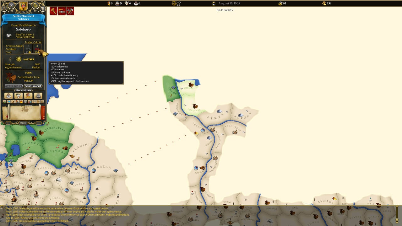 为了荣耀：欧陆风云游戏[For the Glory: A Europa Universalis Game] 游戏截图13