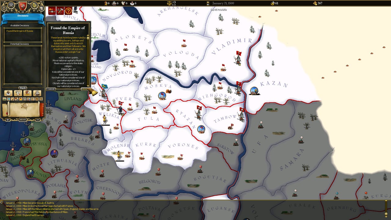 为了荣耀：欧陆风云游戏[For the Glory: A Europa Universalis Game] 游戏截图12