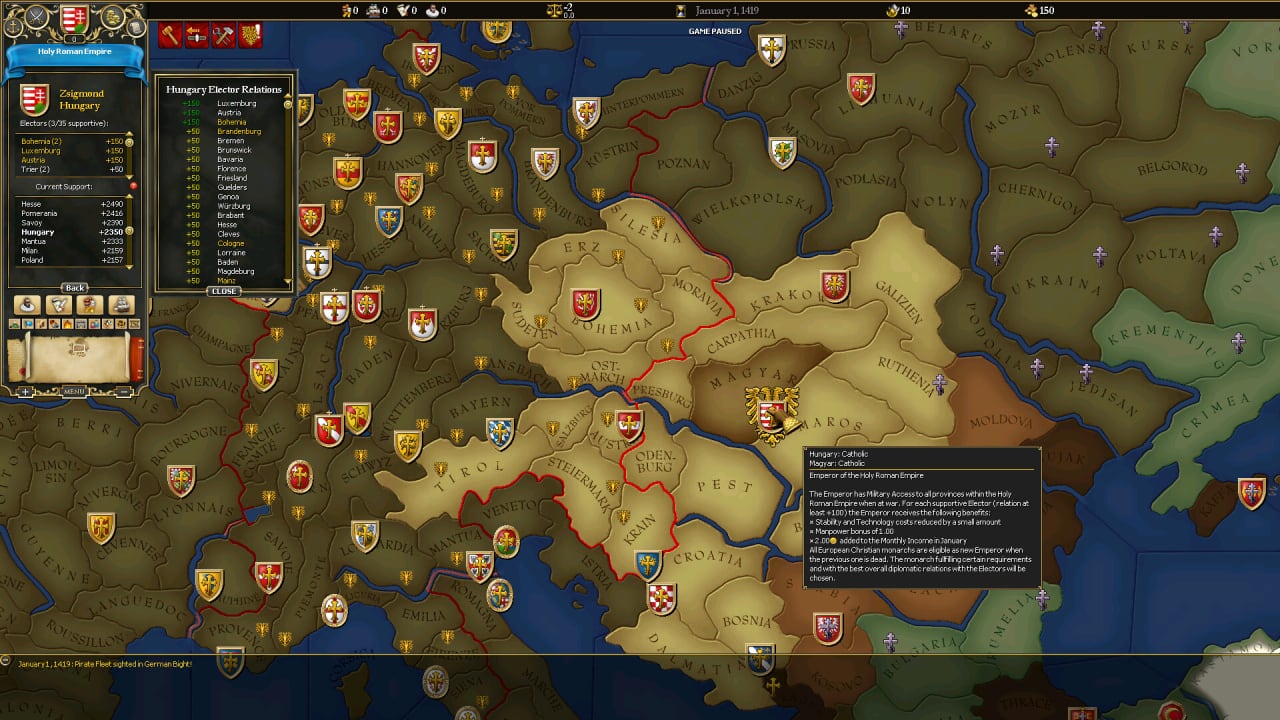 为了荣耀：欧陆风云游戏[For the Glory: A Europa Universalis Game] 游戏截图11