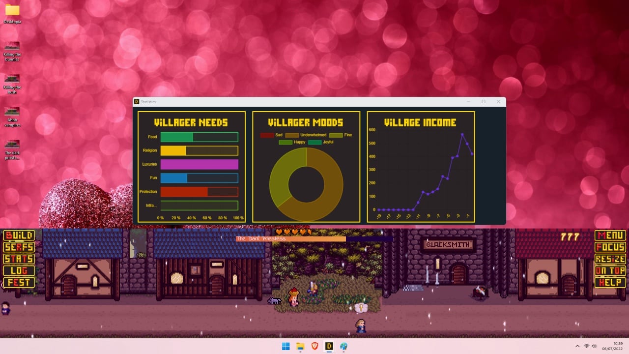 Desktopia：桌面村庄模拟器[Desktopia: A Desktop Village Simulator] 游戏截图8