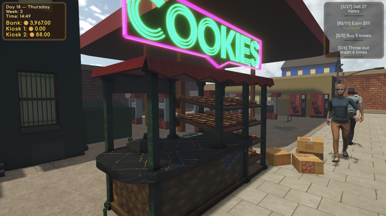 巧克力亭模拟器[Choco Kiosk Simulator] 游戏截图3