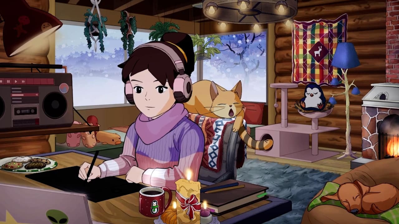 舒适女孩：洛菲伴侣[Comfy Girl: Lofi Companion] 游戏截图3