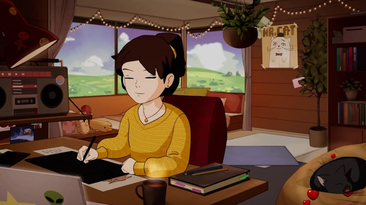 舒适女孩：洛菲伴侣[Comfy Girl: Lofi Companion] 游戏截图5