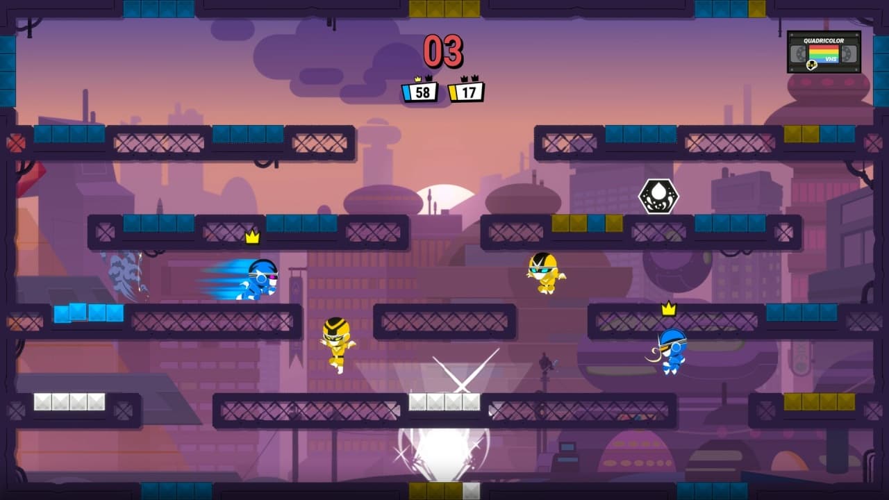 四色：究极战队色彩游侠[QUADRICOLOR: Ultra Sentai Color Ranger] 游戏截图2