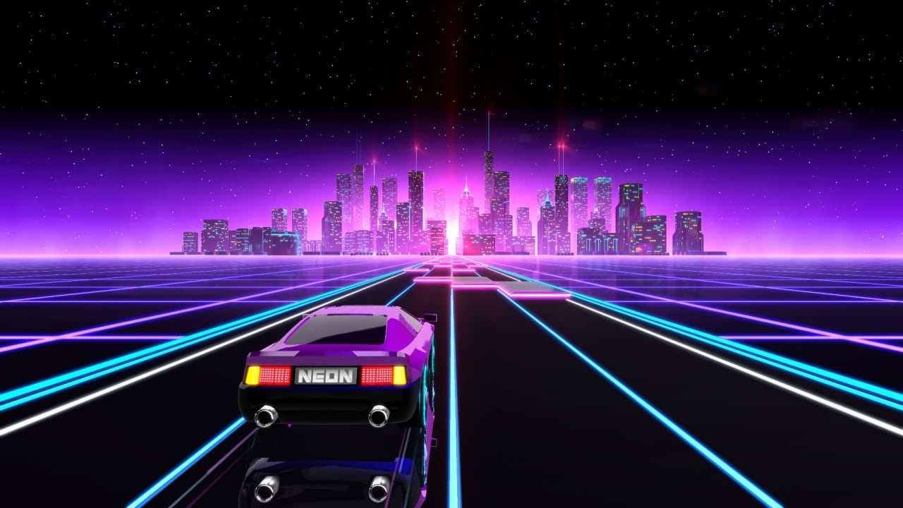 霓虹灯大道[Neon Drive] 游戏截图2