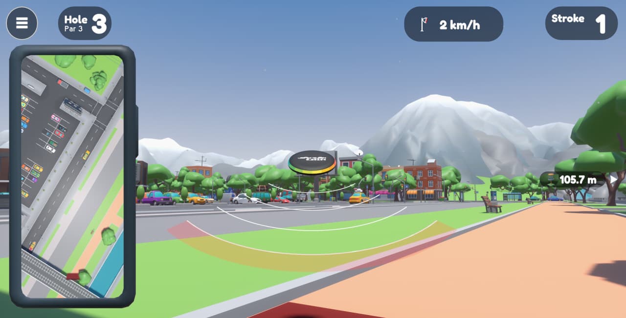 飞盘高尔夫城[Disc Golf City] 游戏截图5