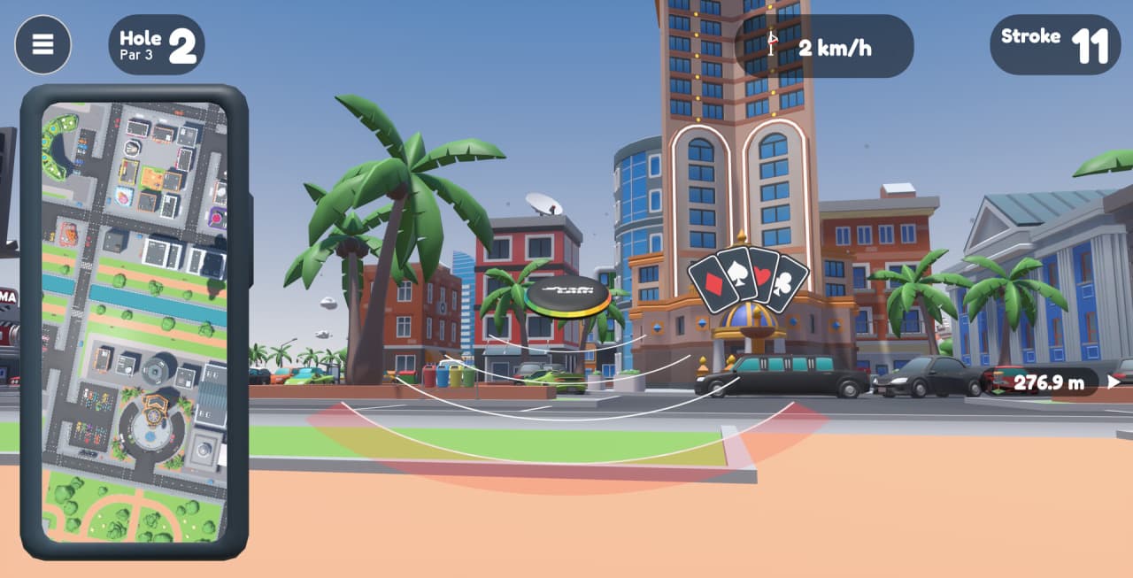 飞盘高尔夫城[Disc Golf City] 游戏截图2