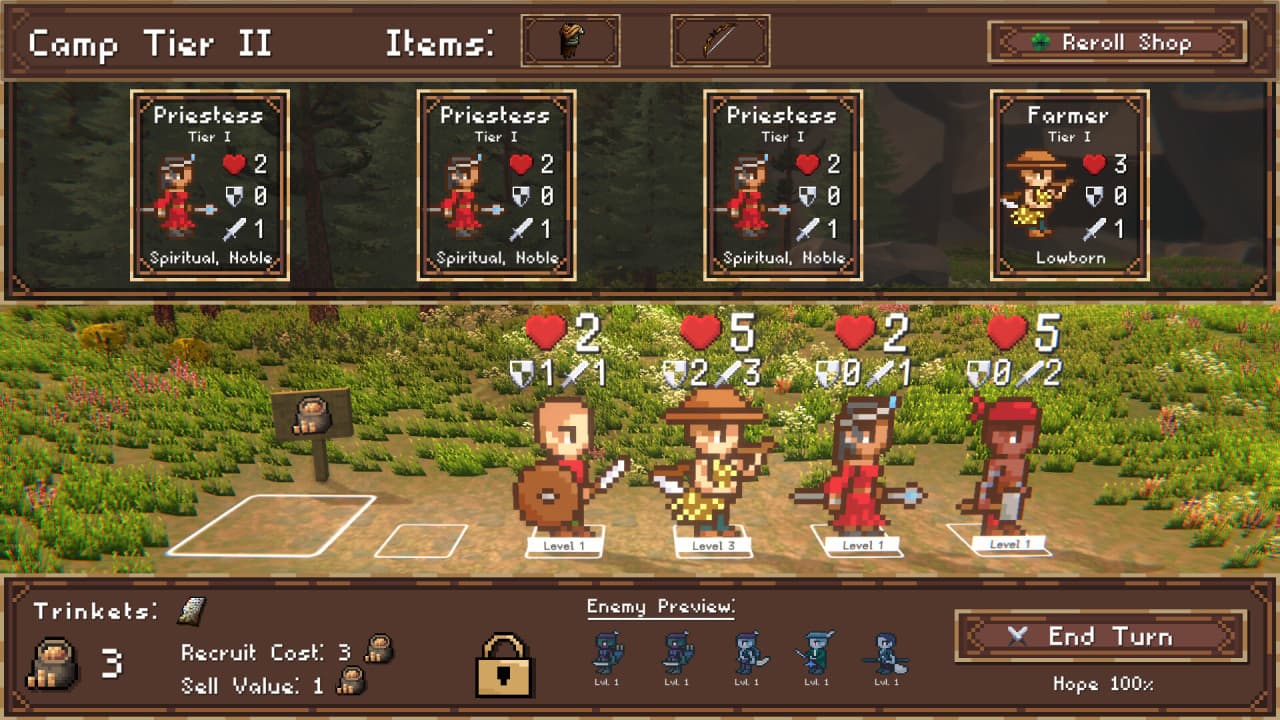 镜子王座：自动战斗者[Mirror Throne: Auto Battler] 游戏截图3