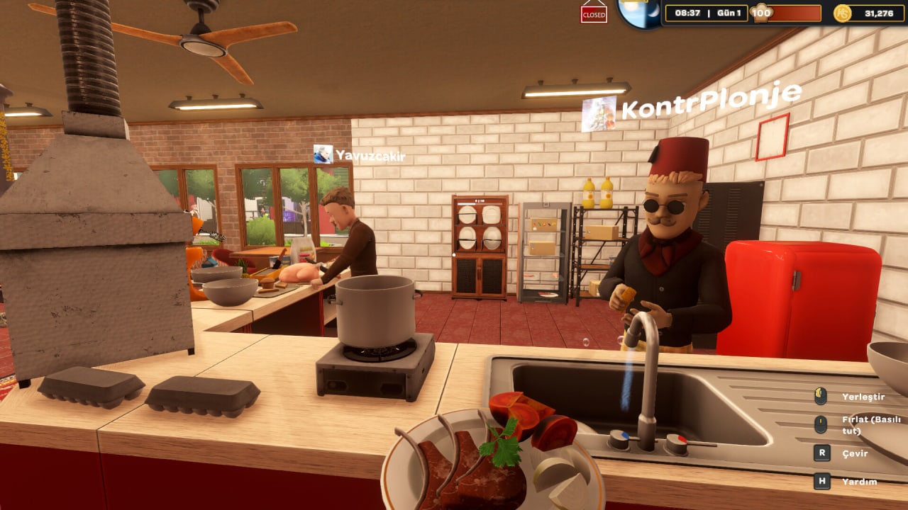 烤肉串厨师！ - 餐厅模拟器[Kebab Chefs! - Restaurant Simulator] 游戏截图3