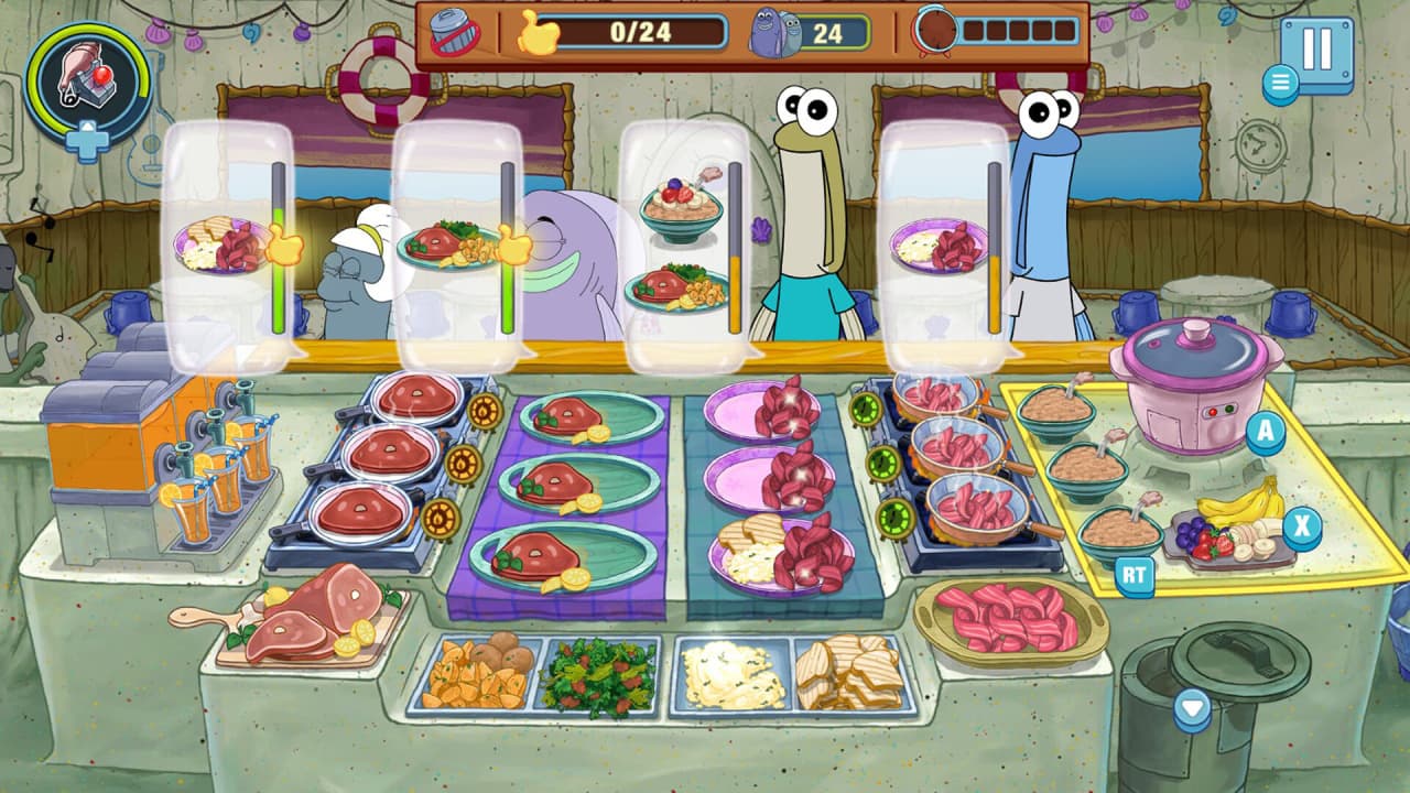 海绵宝宝：库斯蒂烹饪大赛[SpongeBob: Krusty Cook-Off] 游戏截图2