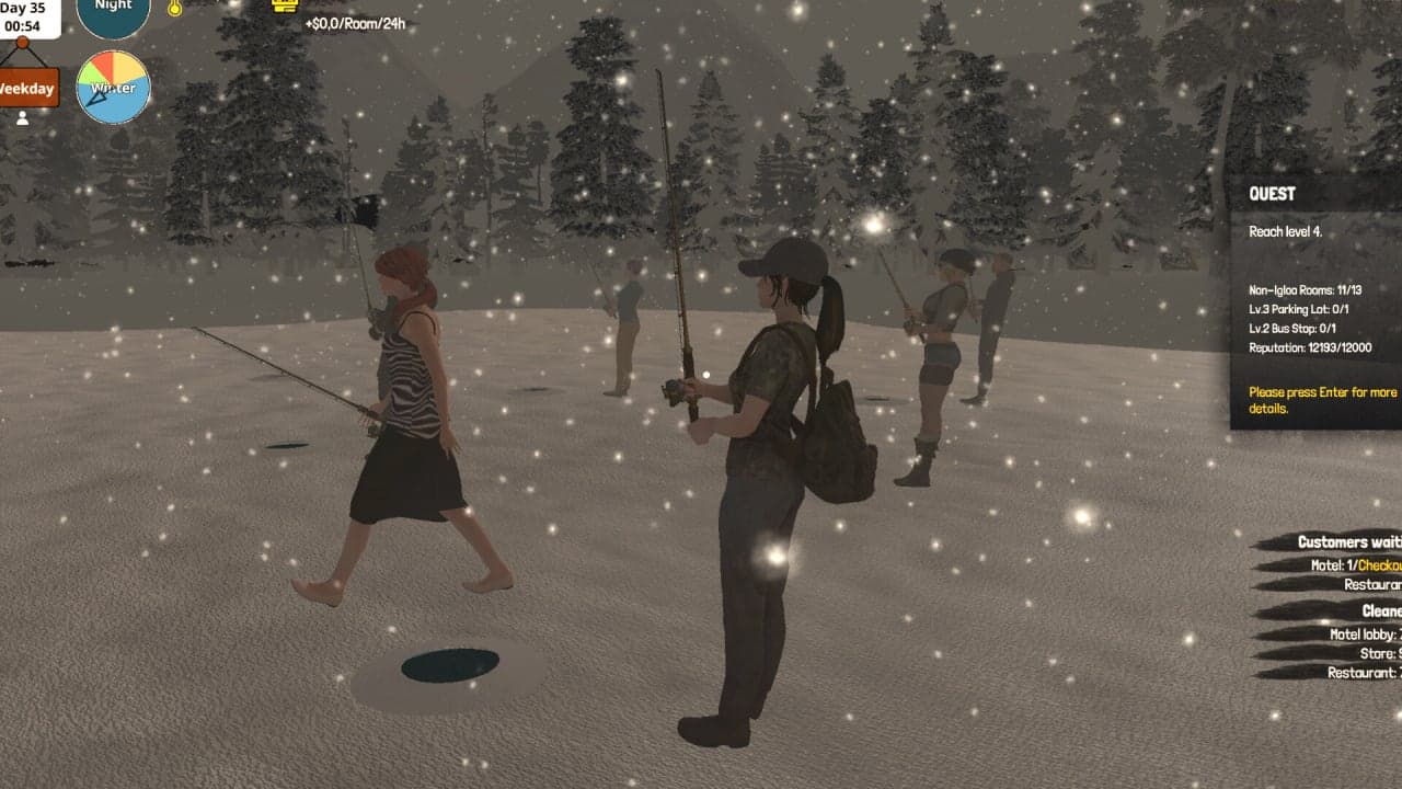北极汽车旅馆模拟器[Arctic Motel Simulator] 游戏截图4