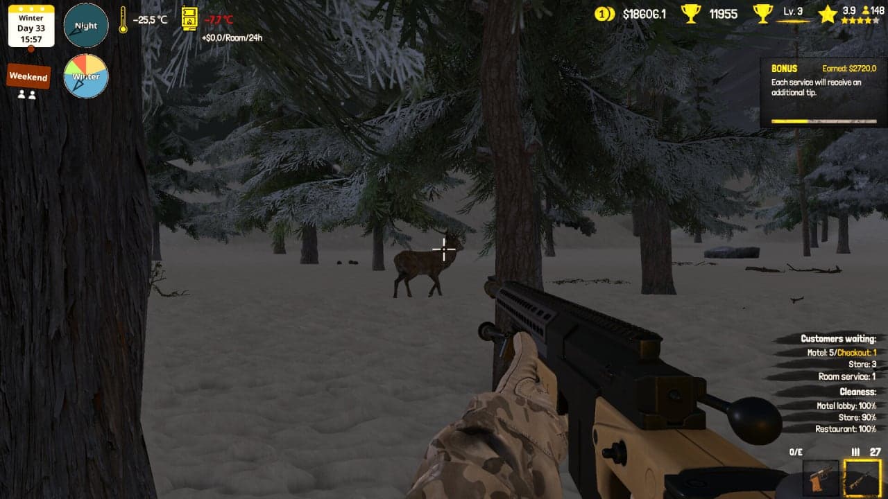 北极汽车旅馆模拟器[Arctic Motel Simulator] 游戏截图3