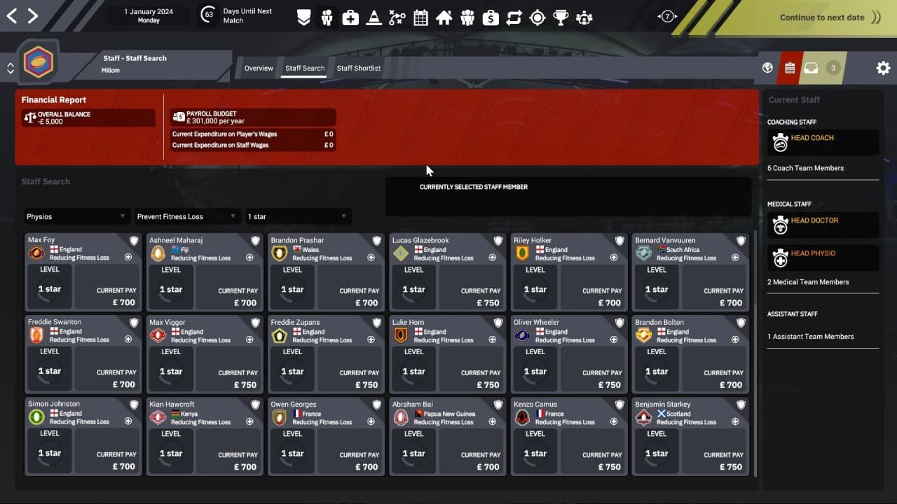 橄榄球联盟球队经理 4[Rugby League Team Manager 4] 游戏截图13