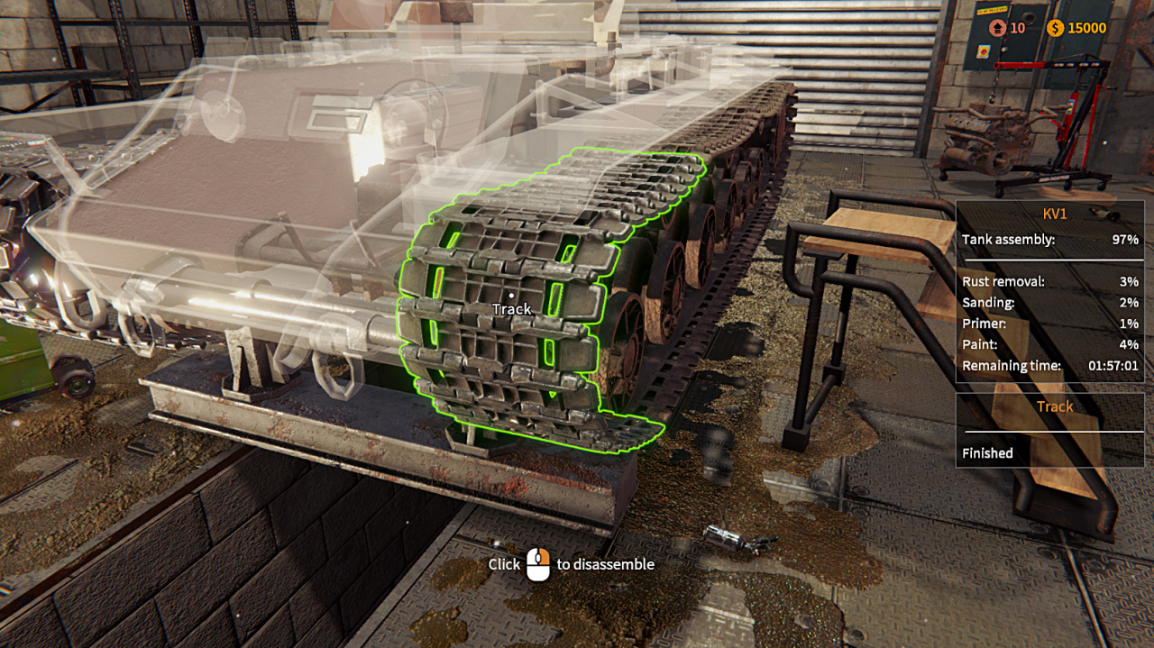 坦克机械师模拟器[Tank Mechanic Simulator] 游戏截图2