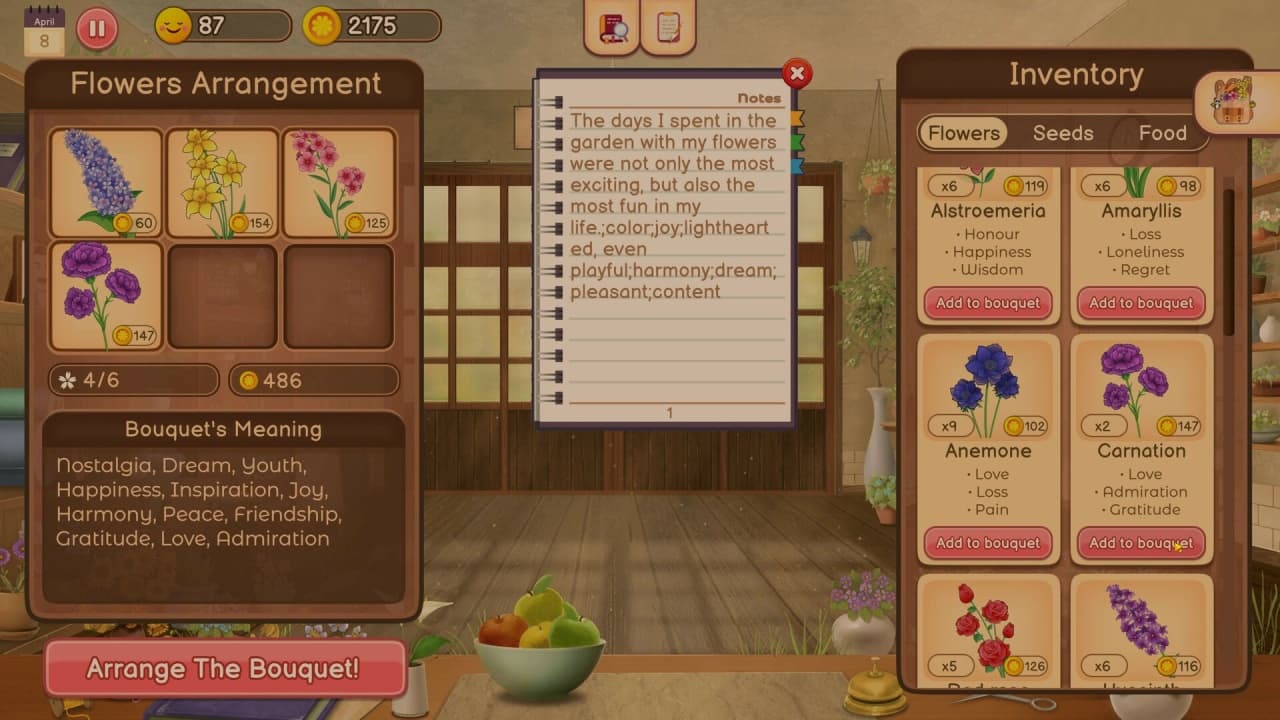 花子的花店[Hanako's Flower Shop] 游戏截图3