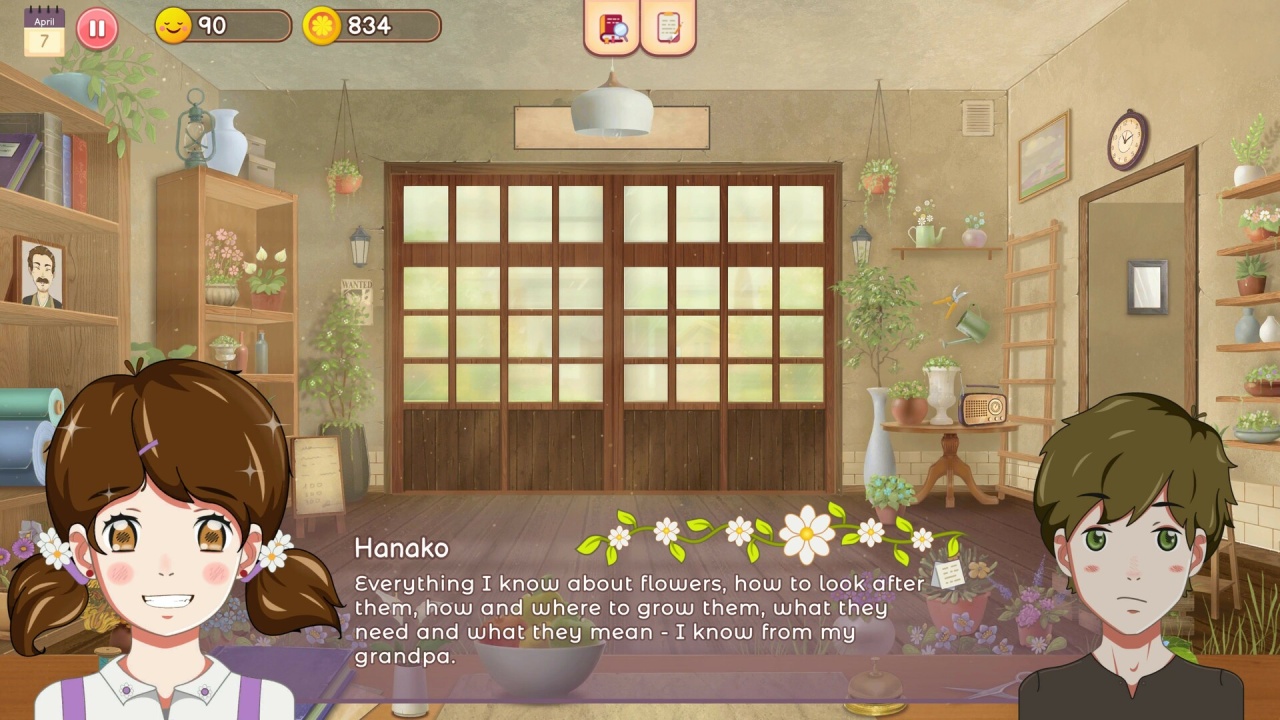 花子的花店[Hanako's Flower Shop] 游戏截图2